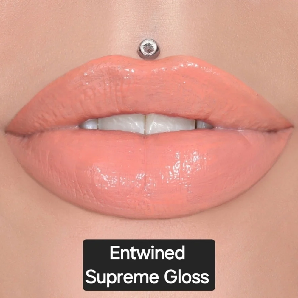 Jeffree Star Light Peach Nude Colored Gloss Entwined Supreme Gloss